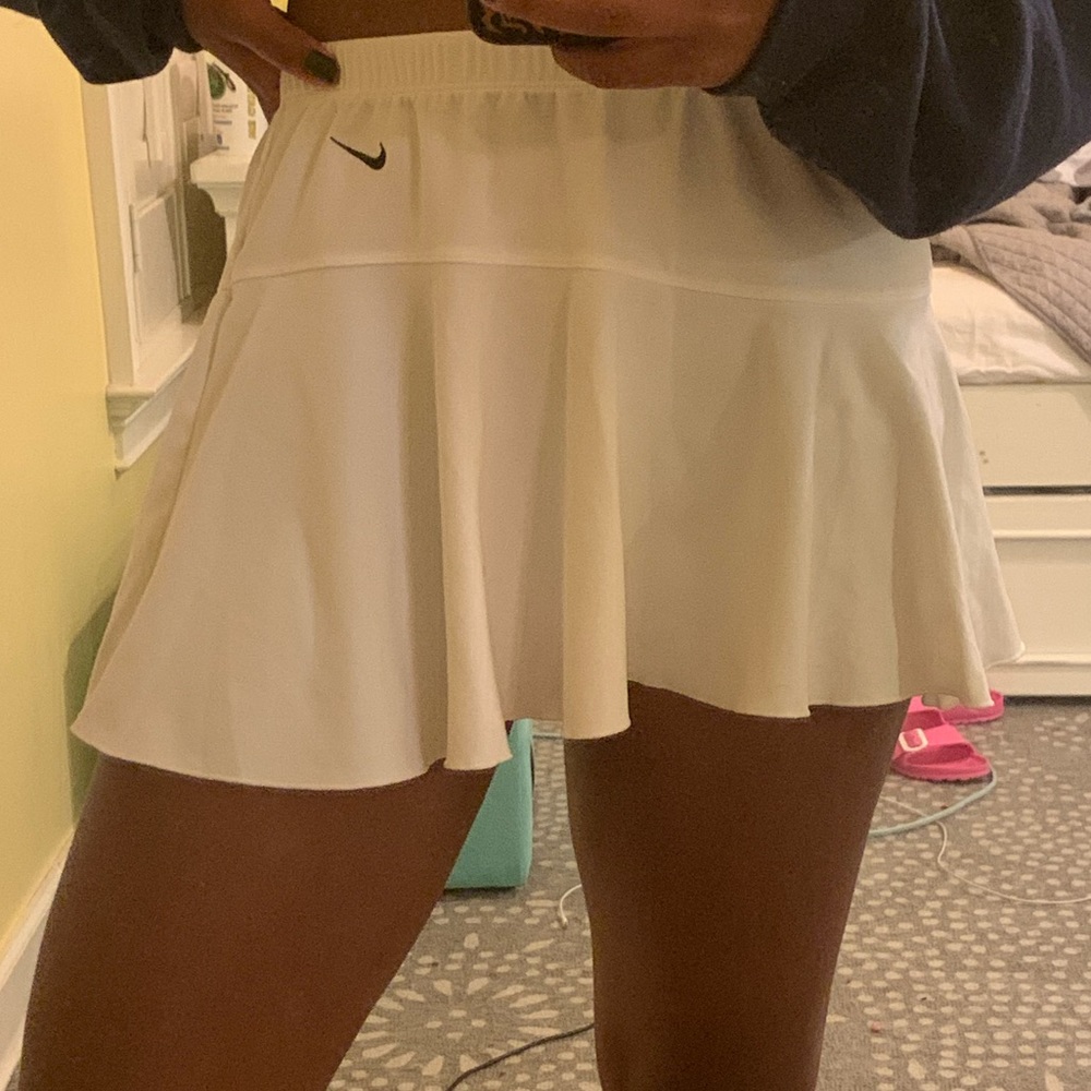-SOLD- Flowy White Nike Tennis Skirt